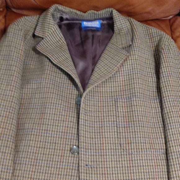 Pendleton sport coat 100% virgin merino wool Large - Picture 2 of 8